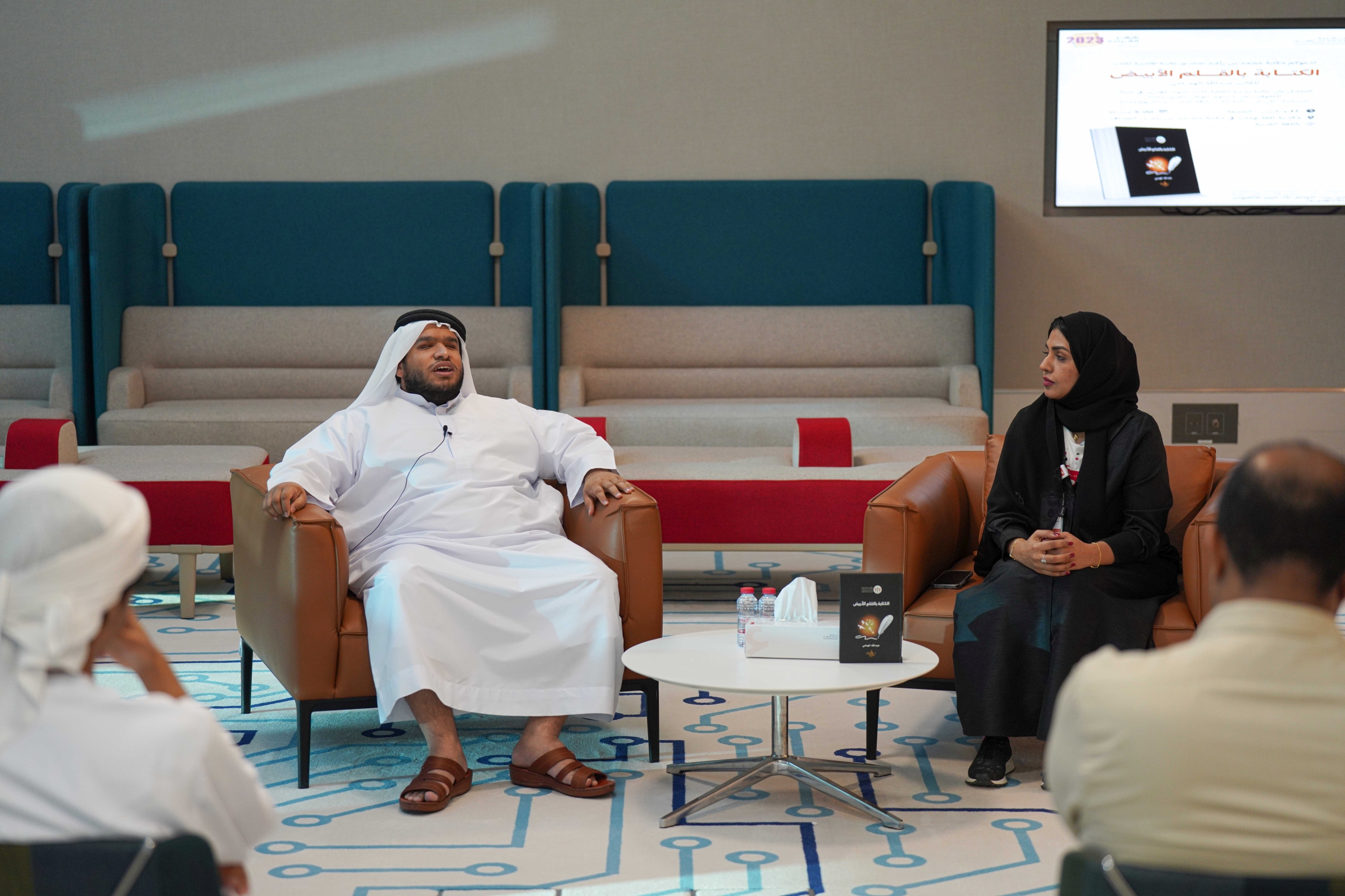 Mohammed bin Rashid Library organises the ‘Writing with a White Pen’ panel discussion with Emirati writer Abdullah Alhumami